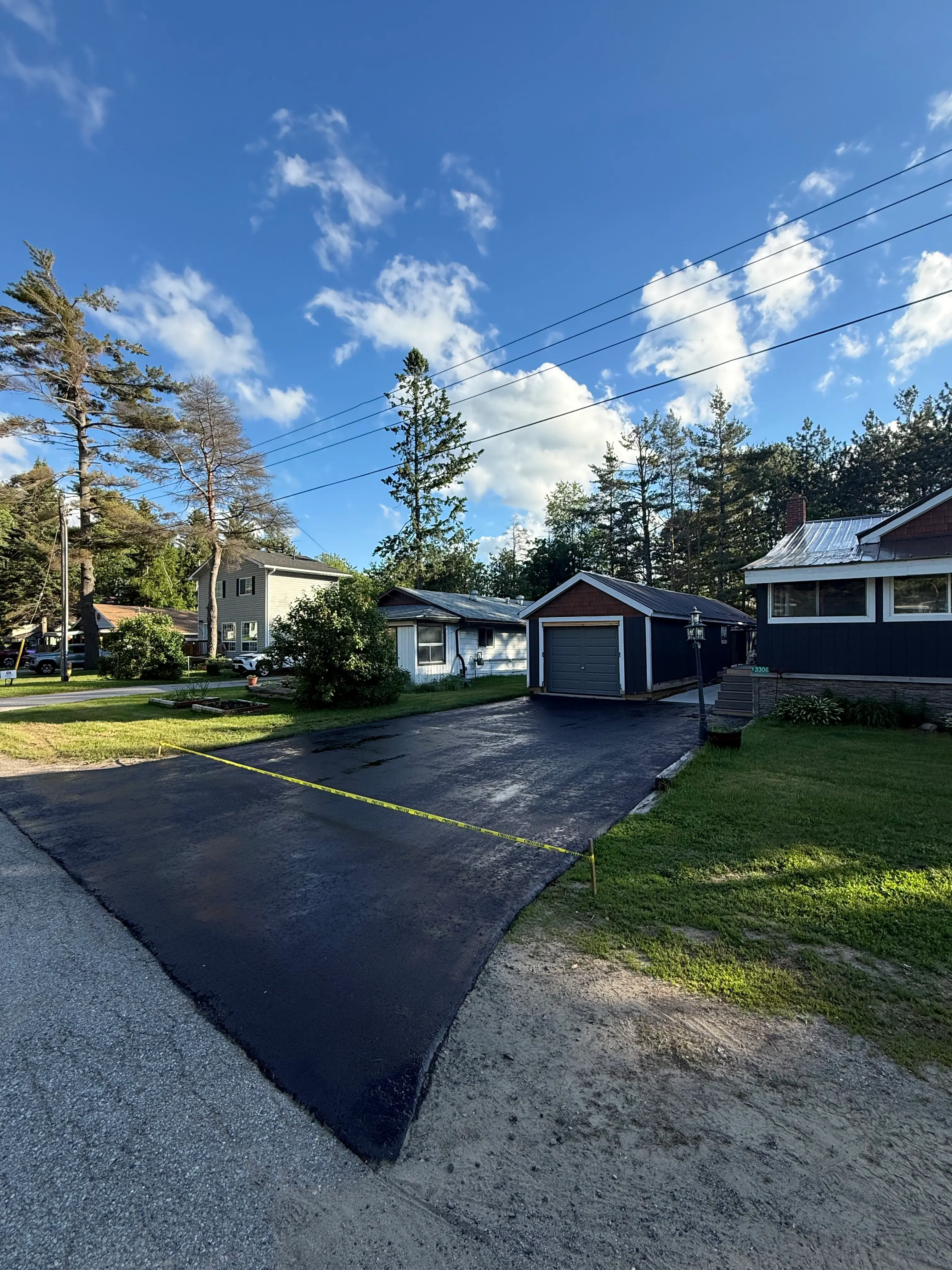 Parking lot sealing project